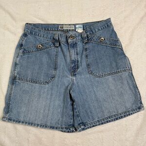 Vintage Y2K Denim Shorts Vintage 2000s High Rise Mom Shorts Size 12